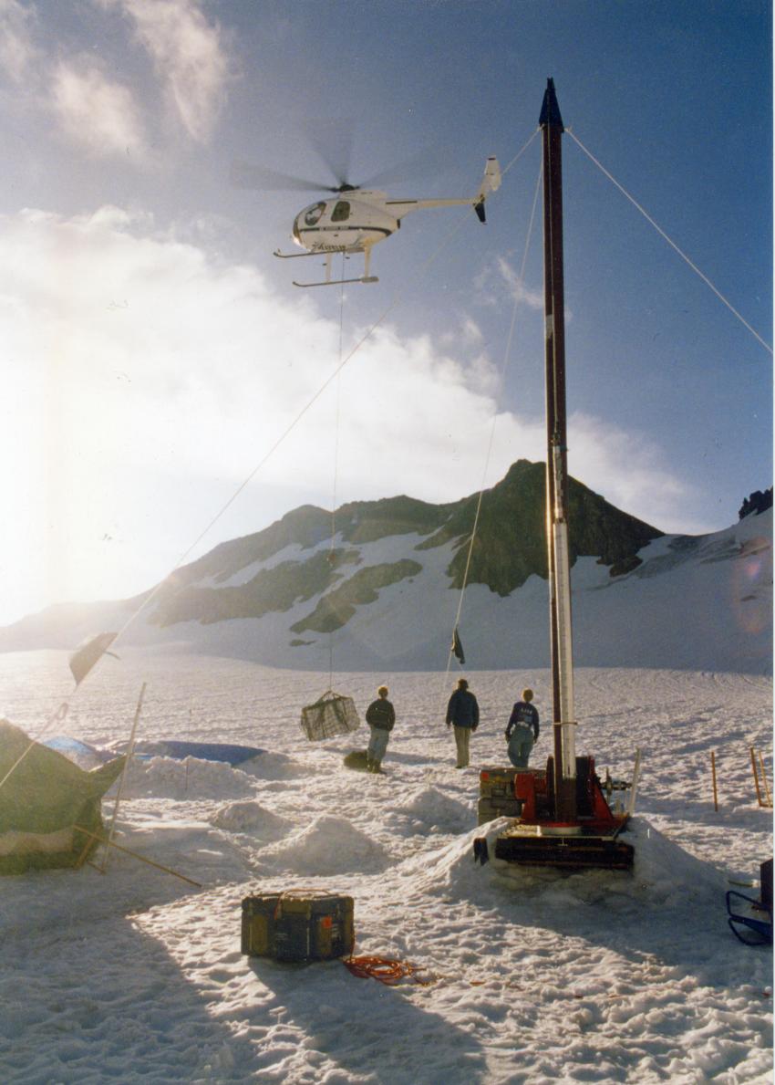 Retrograding ice cores collected with the thermal drill from South Cascade Glacier, Washington
