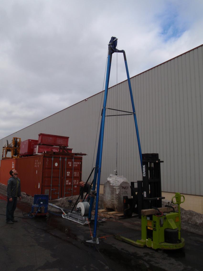 Blue Ice Drill - Deep System at IDDO warehouse