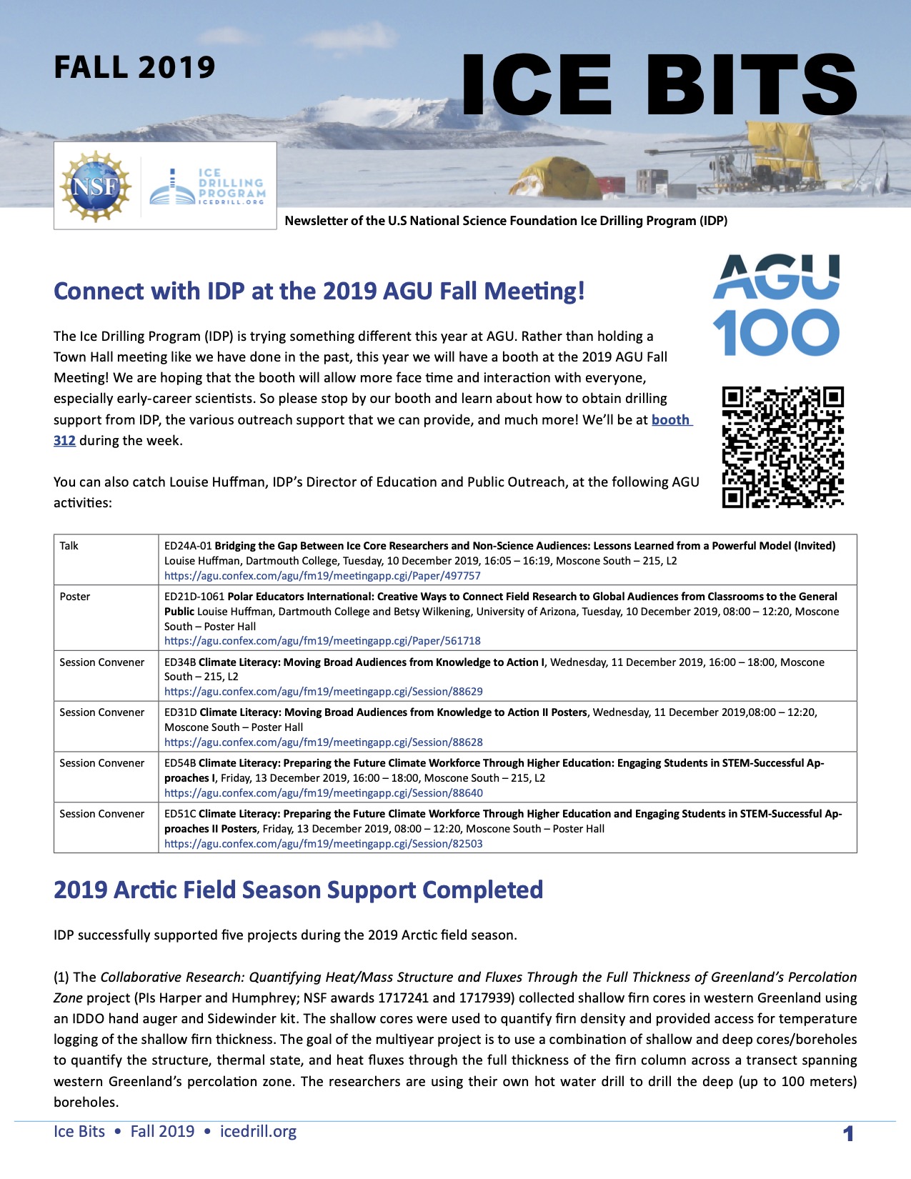 Cover Ice Bits Fall 2019