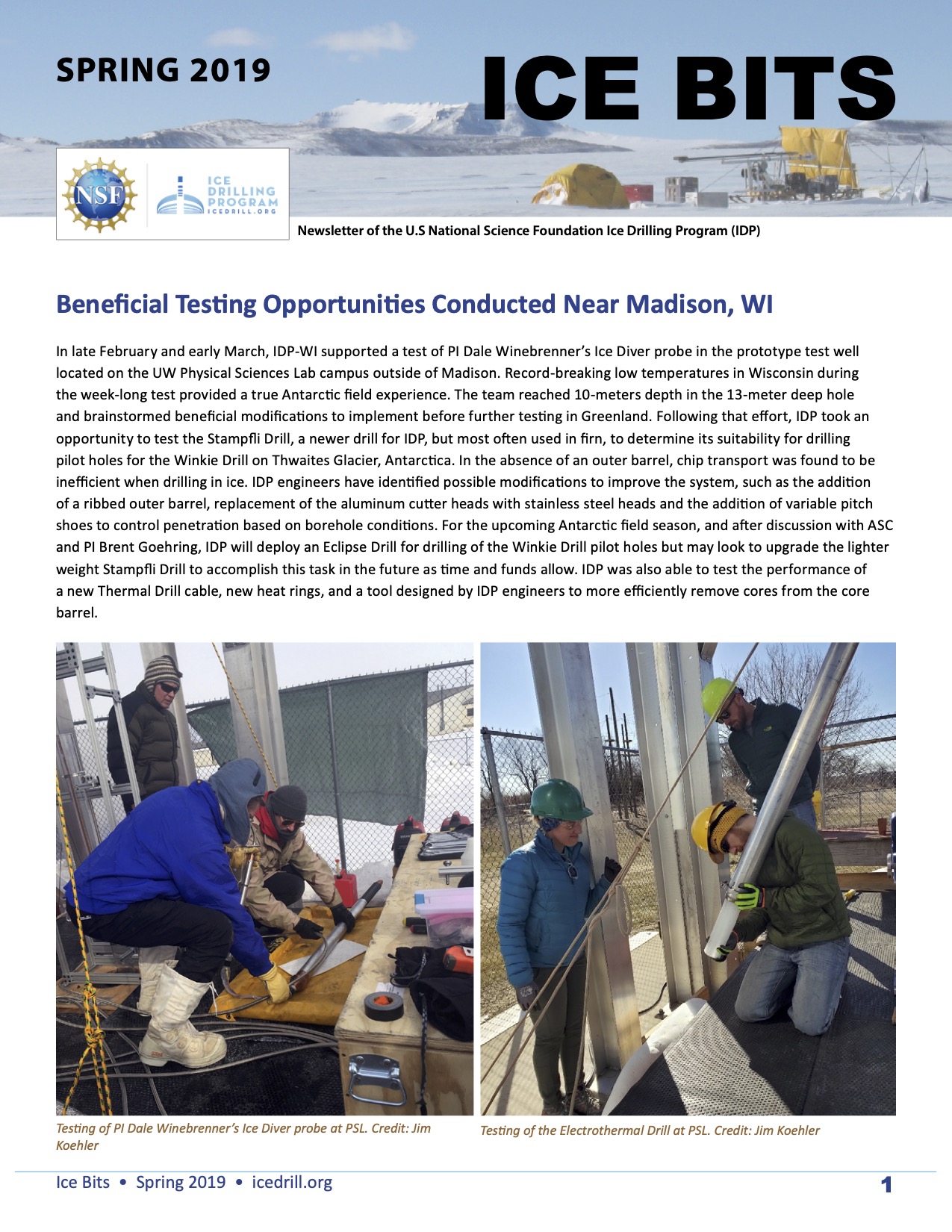 Cover Ice Bits Spring 2019