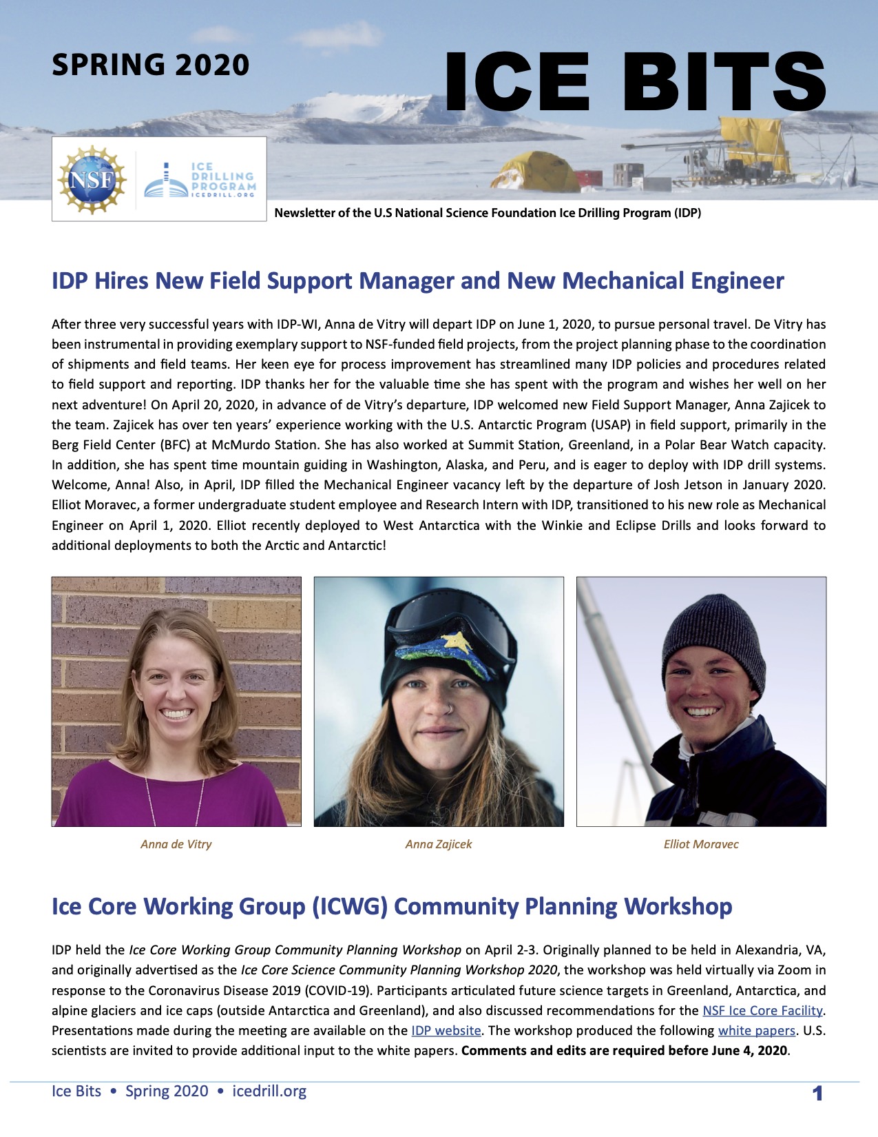 Cover Ice Bits Spring 2020