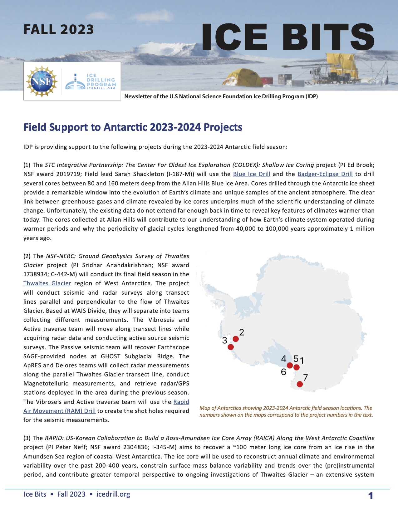 Cover Ice Bits Fall 2023