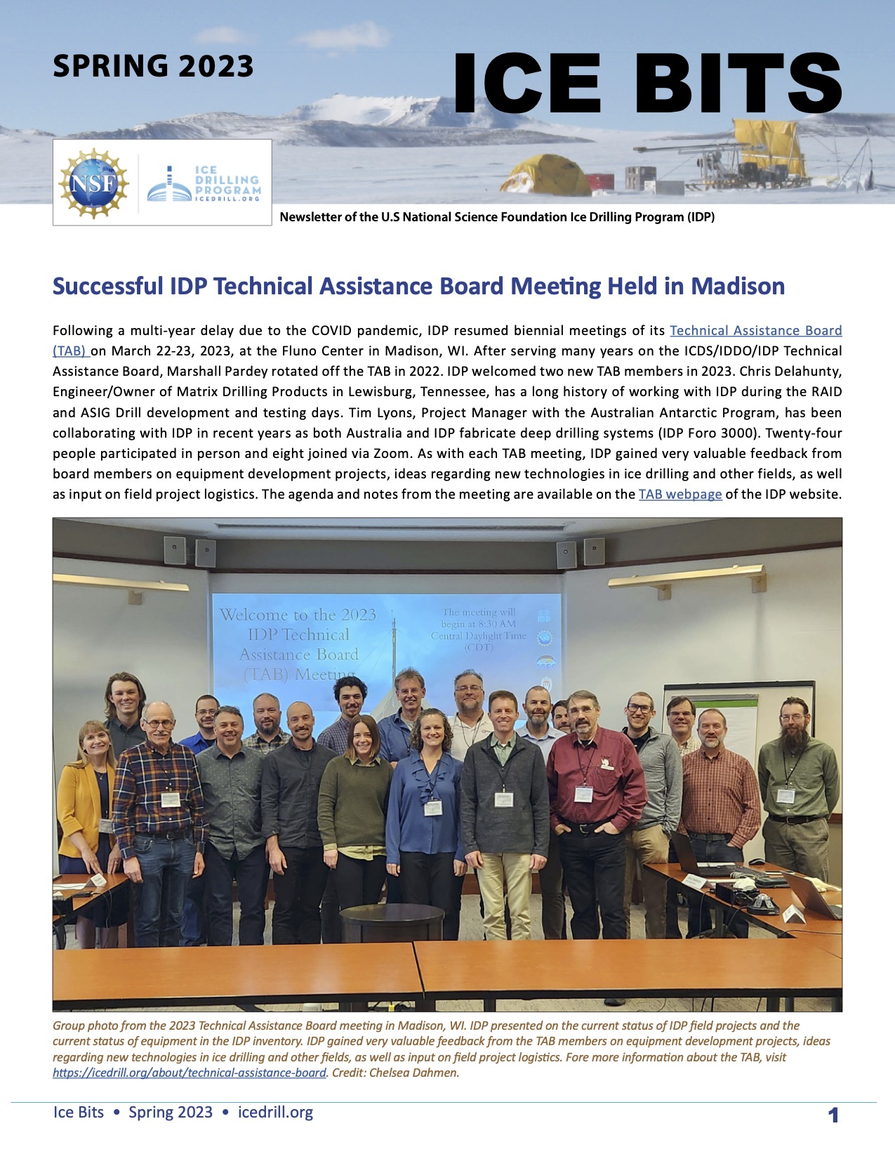 Cover Ice Bits Spring 2023