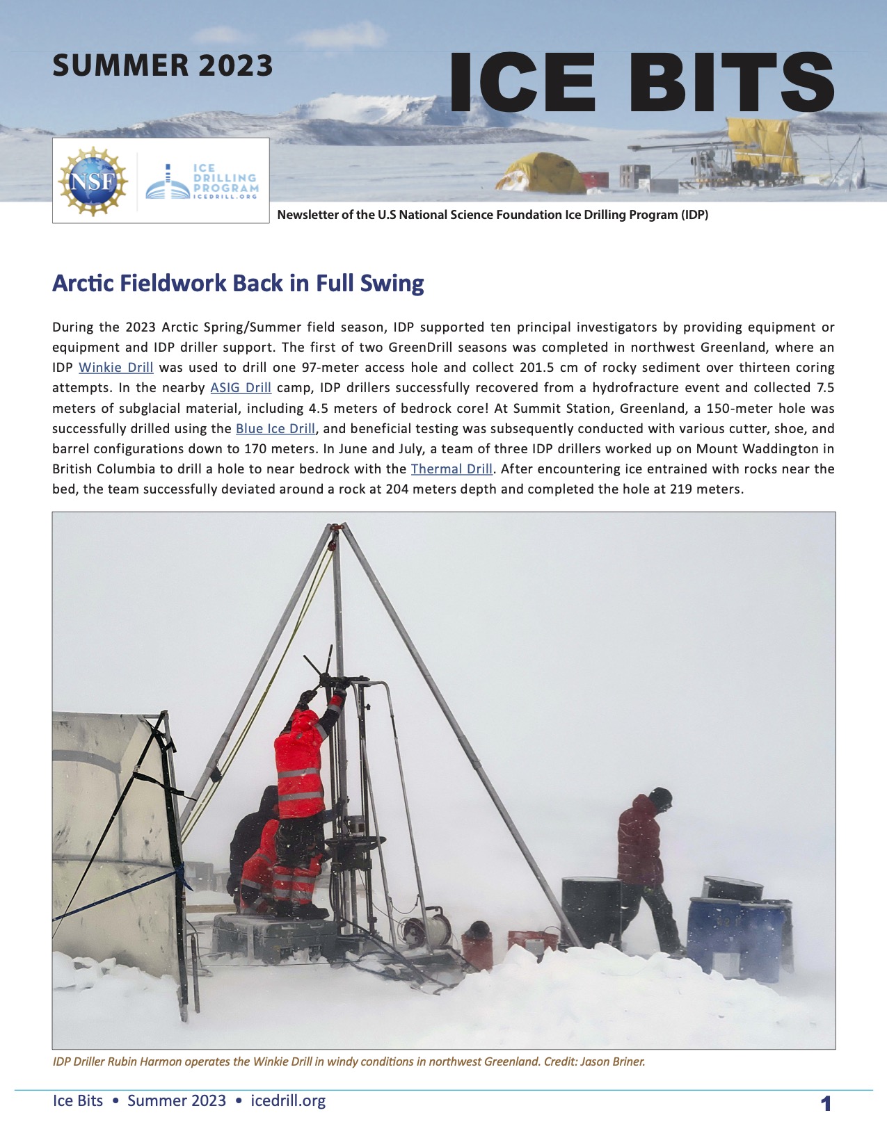 Cover Ice Bits Summer 2023