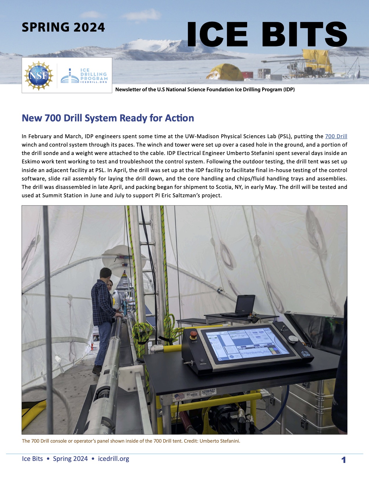 Cover Ice Bits Spring 2024