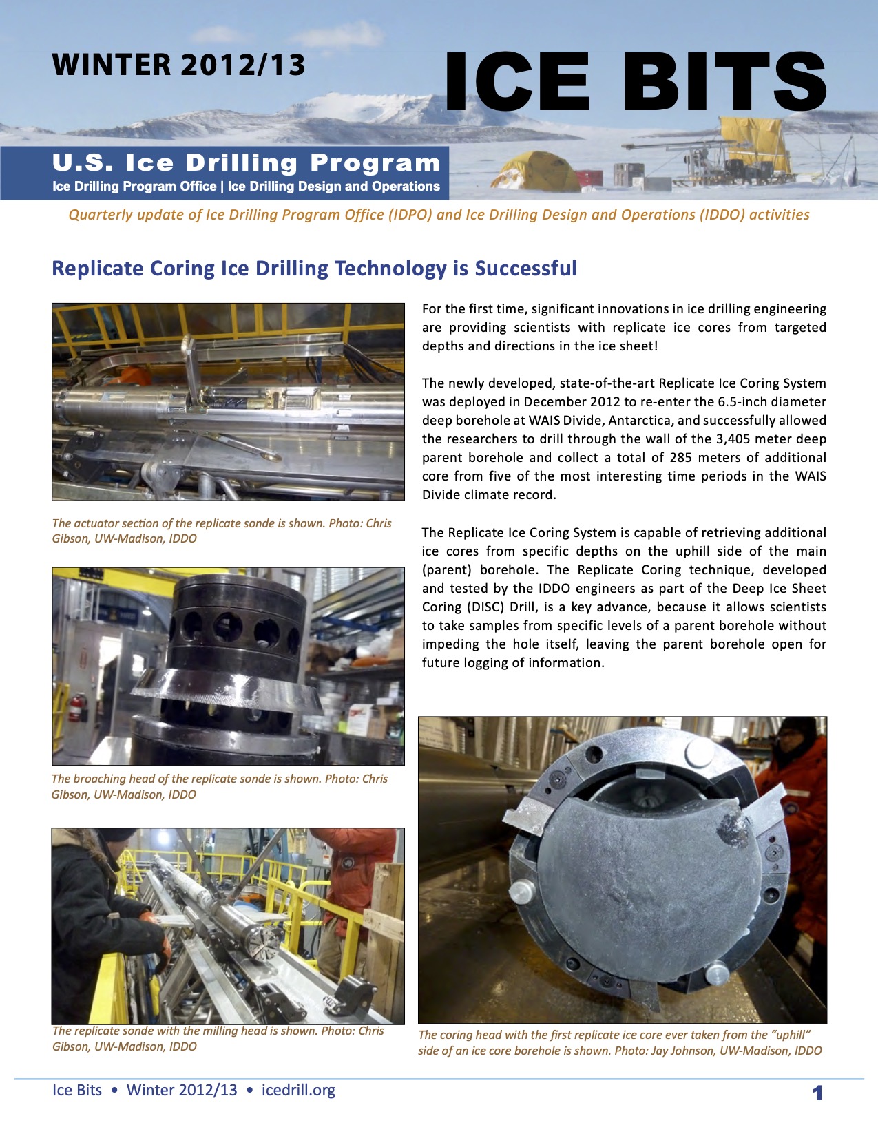 Cover Ice Bits Winter 2012-2013