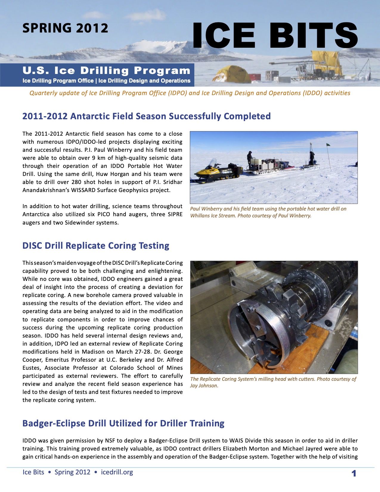 Cover Ice Bits Spring 2012