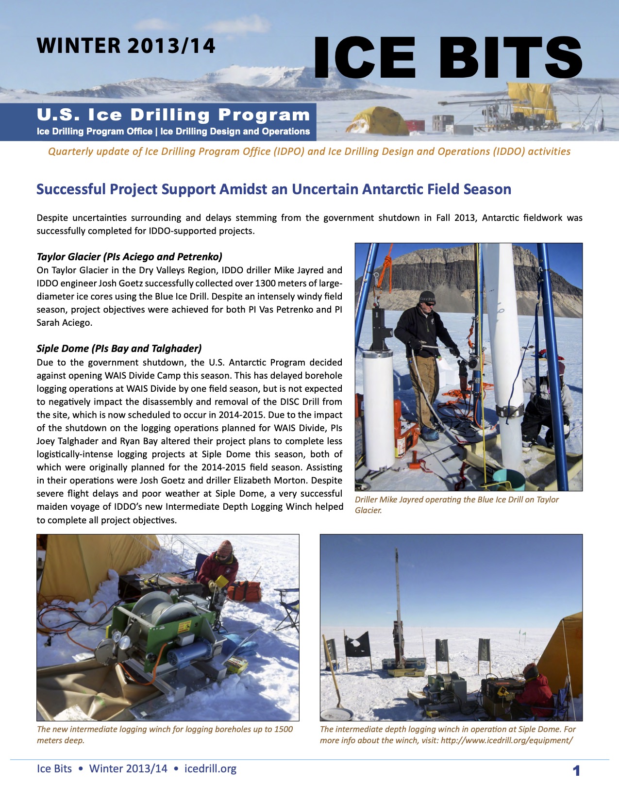 Cover Ice Bits Winter 2013-2014