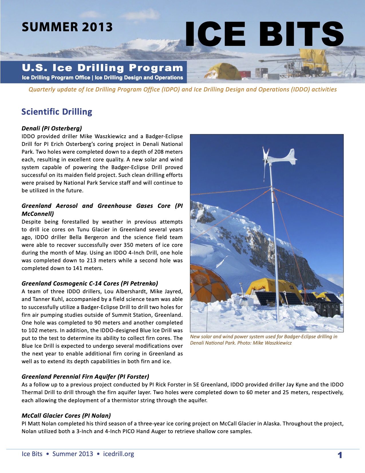 Cover Ice Bits Summer 2013