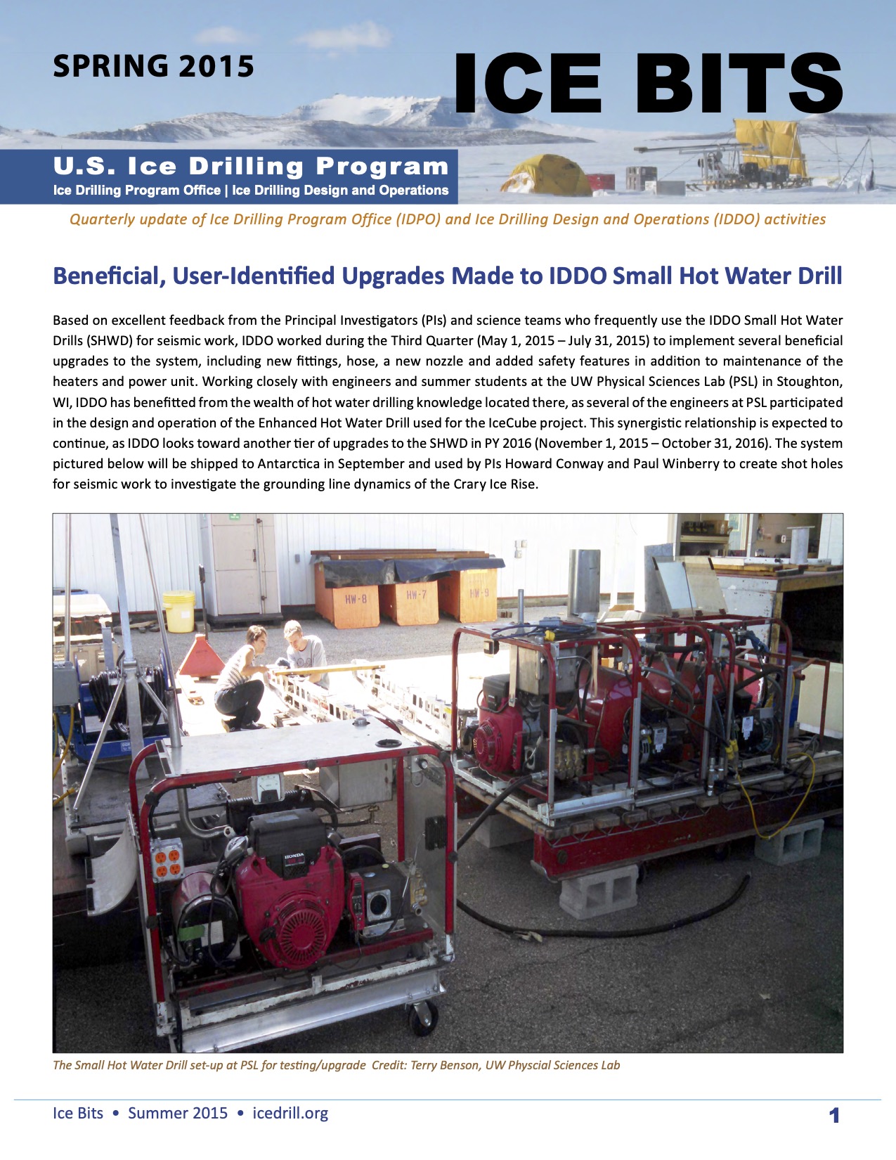 Cover Ice Bits Summer 2015