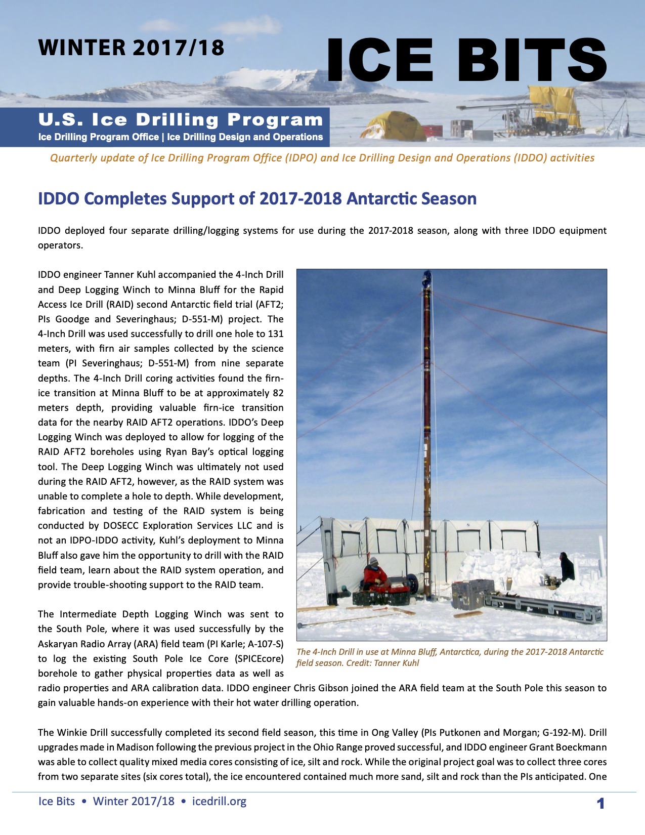 Cover Ice Bits Winter 2017-2018