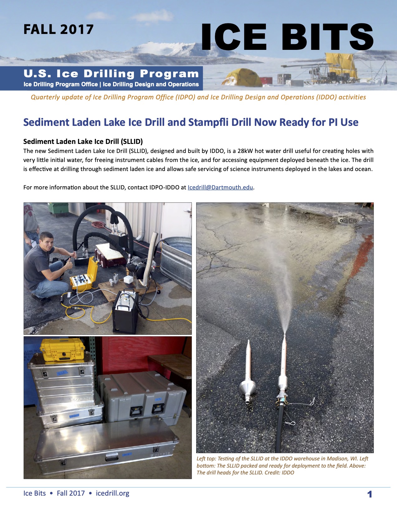 Cover Ice Bits Fall 2017