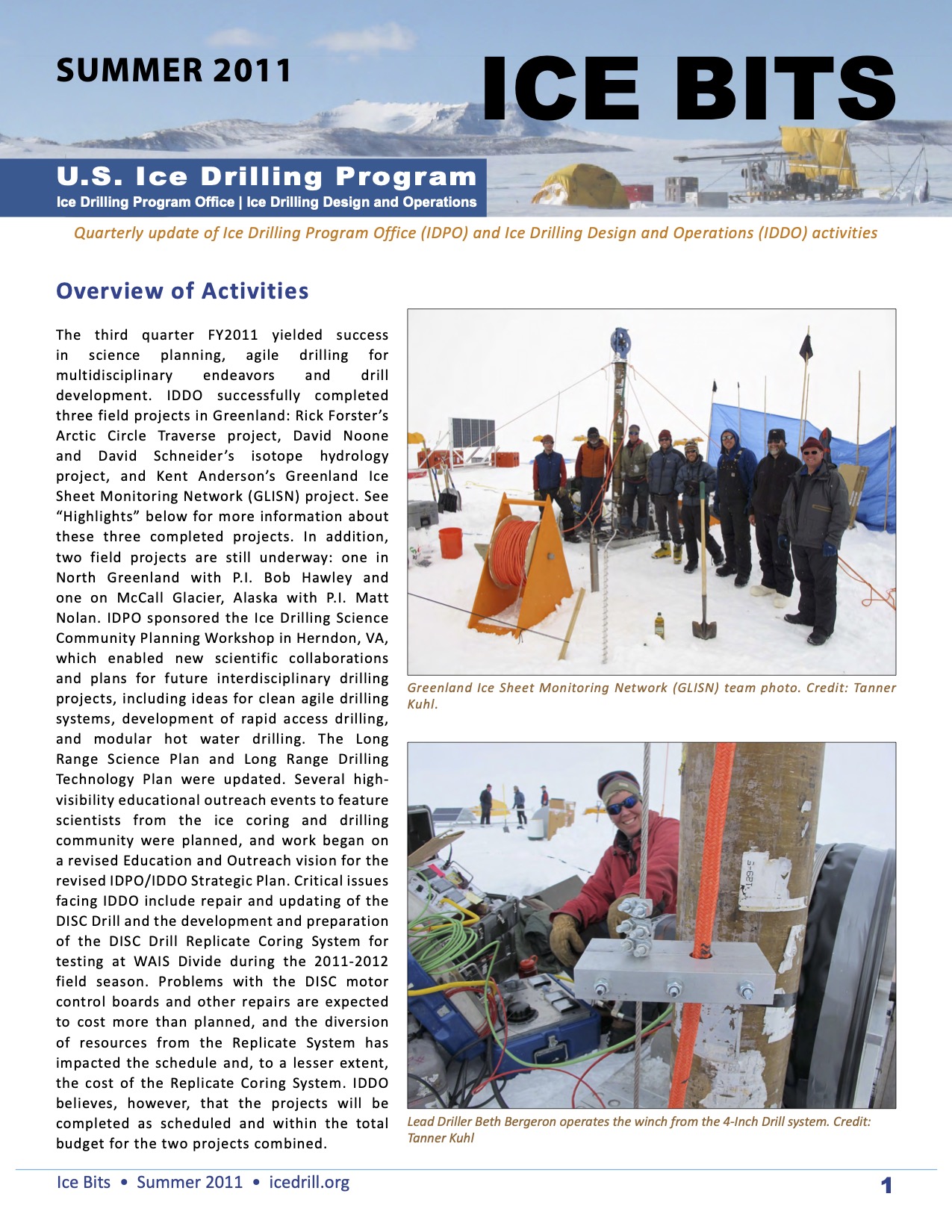 Cover Ice Bits Summer 2011