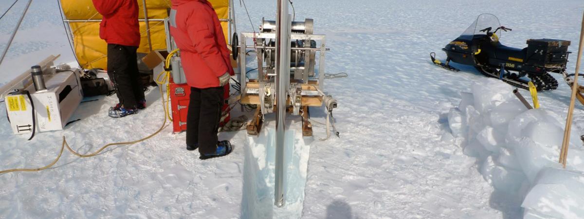 Drilling with the Badger-Eclipse Drill at Allan Hills, Antarctica