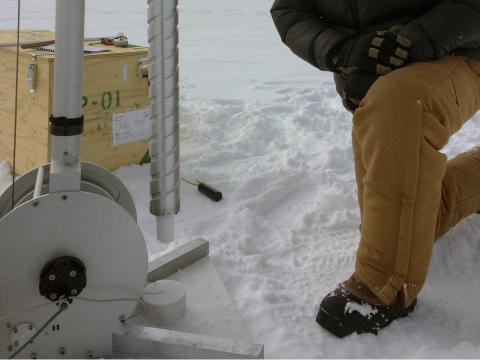 The Stampfli Drill in Greenland during the 2017 Arctic field season