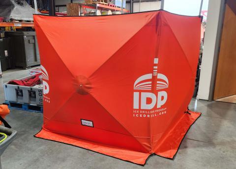 Photo of an IDP windscreen inside the IDP-WI warehouse. Photo credit: IDP.