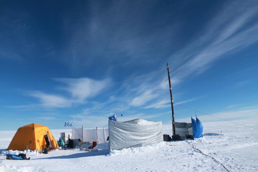 The 4-Inch Drill in northeastern Greenland (near Tunu) during the 2013 field season