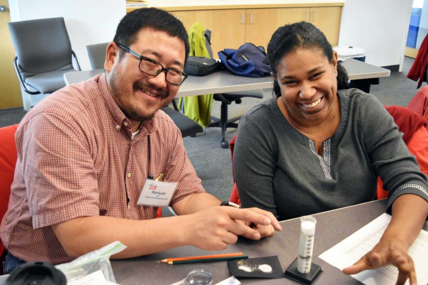 2018 SOI participants involved in a hands-on activity. Credit: Vivian Huang