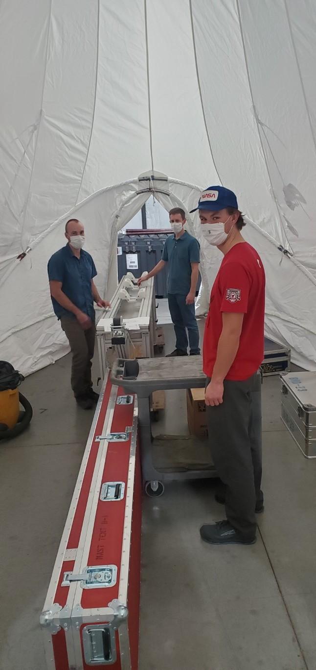 IDP engineers use the Foro 400 Drill tent to determine if proposed 700 Drill operations can utilize a similar tent layout. 